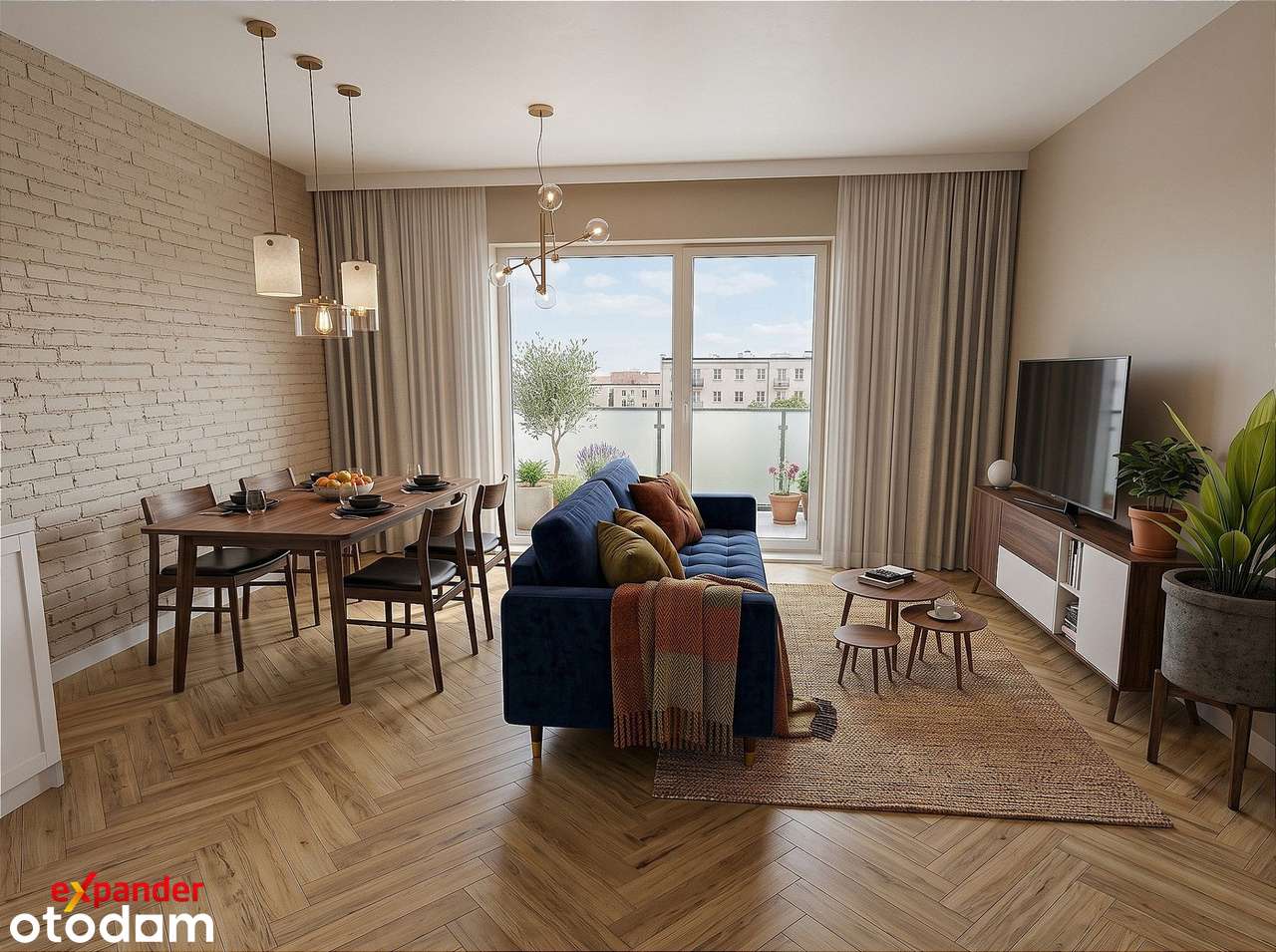 Mieszkanie na sprzedaż, 1 pokój, 33 m², Zalasewo