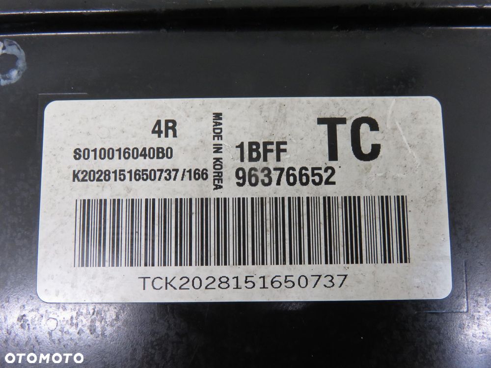 STACYJKA STEROWNIK CHEVROLET AVEO / KALOS (T200) 1.2 - 96376652 96459510 - 10