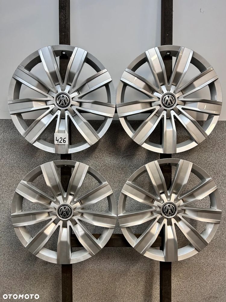 4 KOŁPAKI VW TIGUAN, SHARAN,T-ROC 17'' VW: 5NA 601.147 A - 1