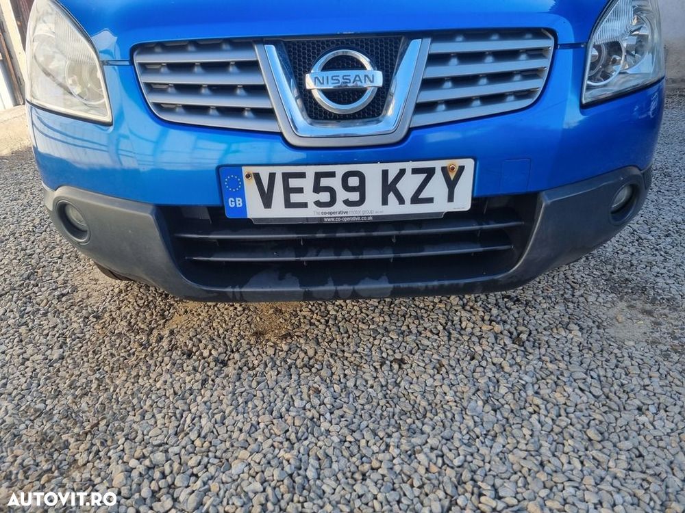 Bara fata Nissan Qashqai 2007 - 2010 BLUE BV5G (1468) Diesel model fara spalatoare far - 1