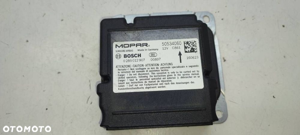 MODUŁ SENSOR PODUSZEK AIRBAG 0285012907 ALFA ROMEO GIULIA 2.2 D - 2