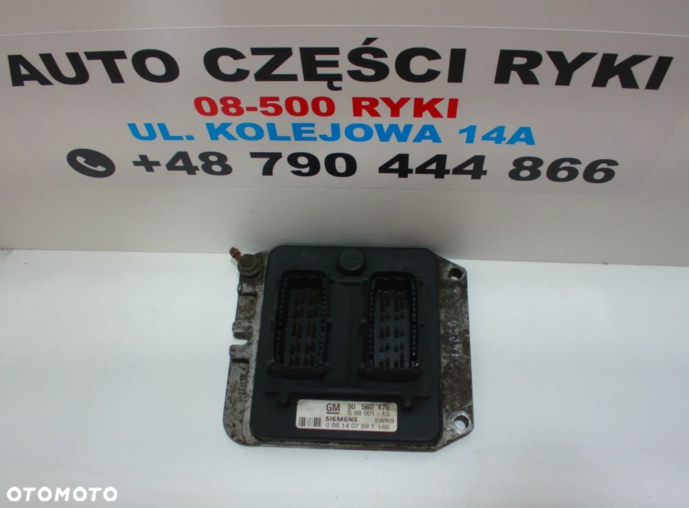 Sterownik Komputer Silnika GM 90 560 476 Simens 0 06 14 07 591 160 - 1