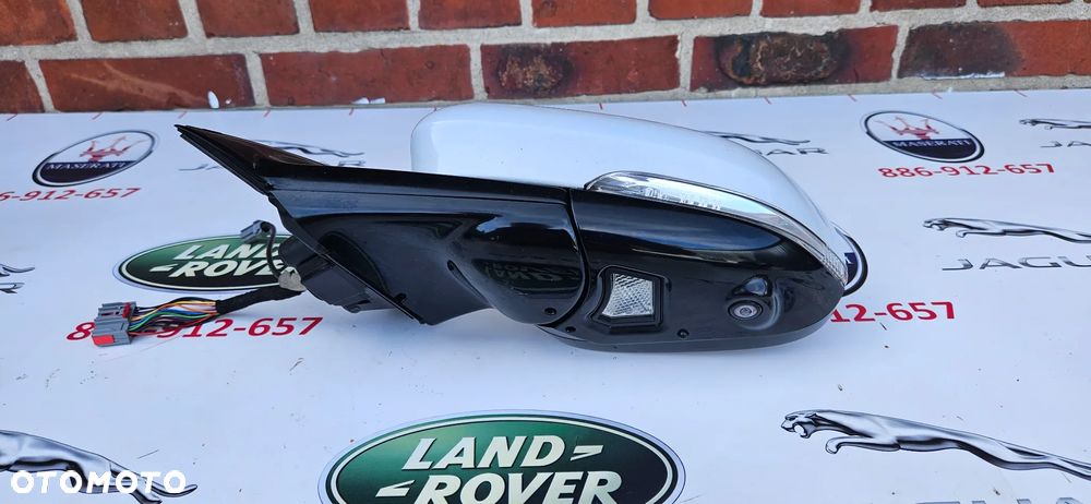 Jaguar XJ 351 LIFT 2015- Kompletne lusterko lewe Kierowcy USA KOLOR NAK 18 kabli KAMERA - 11