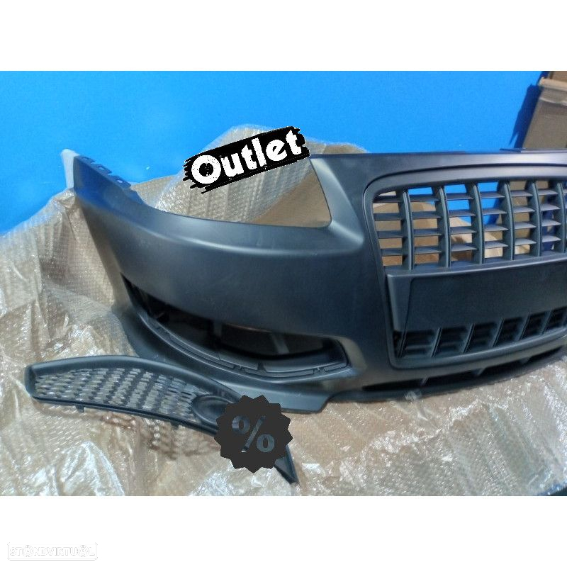 C002067C2 PARA-CHOQUES FRONTAL AUDI A3 8L 96-03 LOOK S LINE + GRELHA PRETA - 4