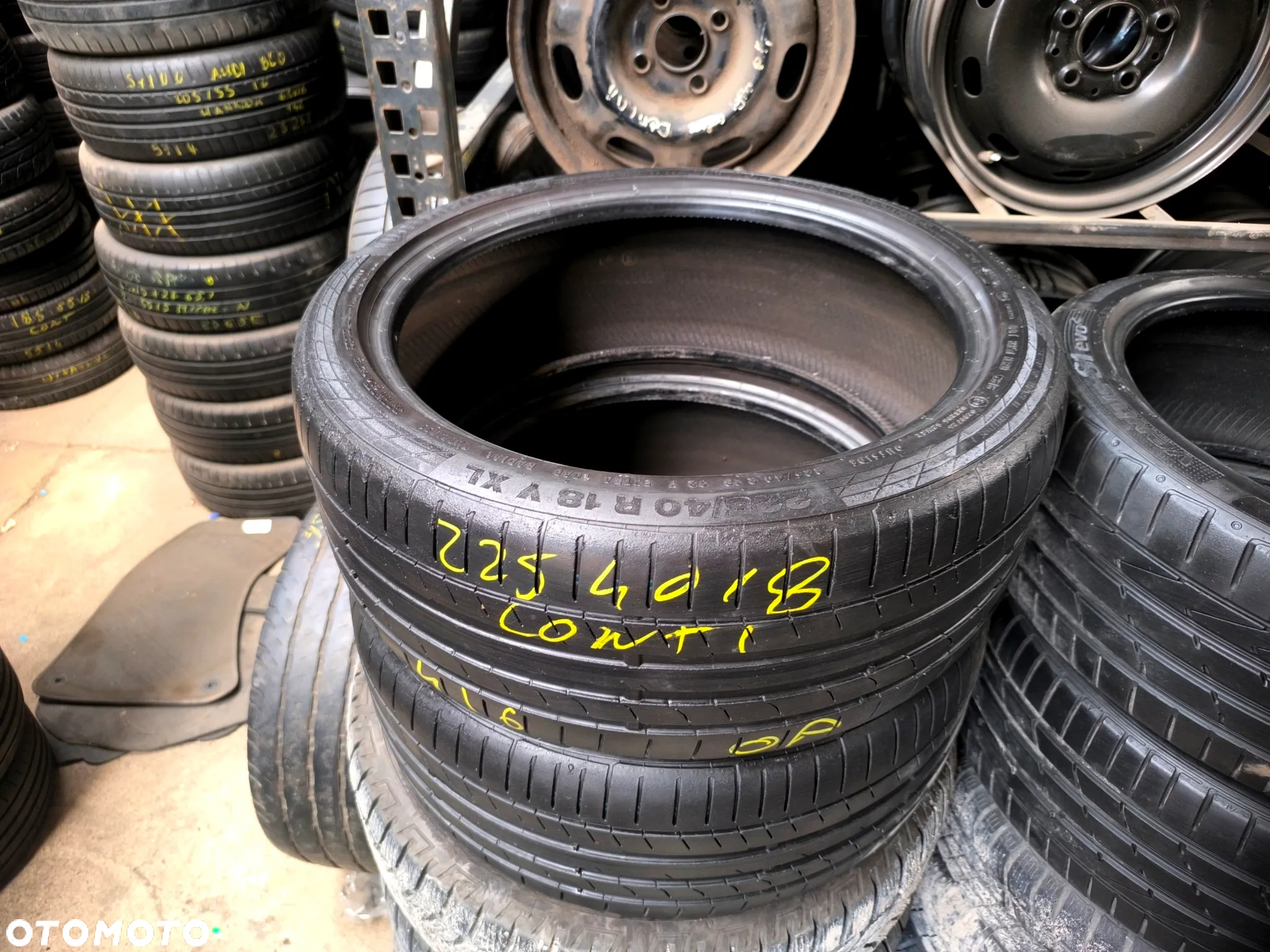 225/40R18 92Y XL Opony Letnie Lato HANKOOK VENTUS S1 EVO2 CONTINENTAL ContiSportContact 5 4-5mm Legnica ALU-RAD 225/40 - 2