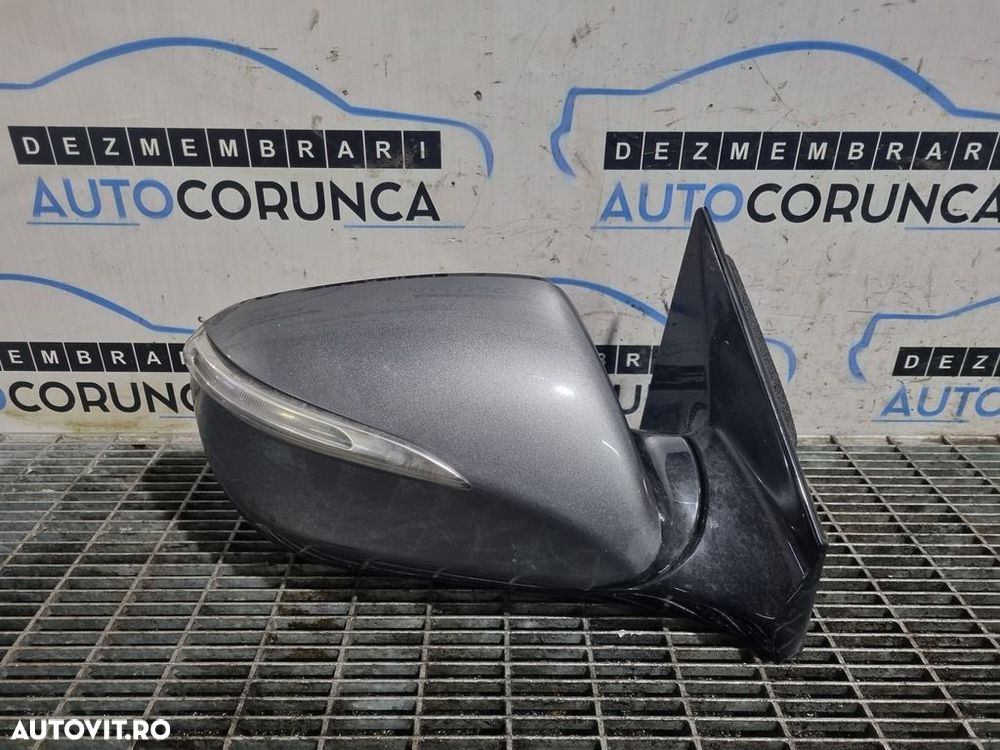 Oglinda dreapta Hyundai Santa Fe 3 2012 - 2016 4 Usi GRI (1193) Rabatabile - 1