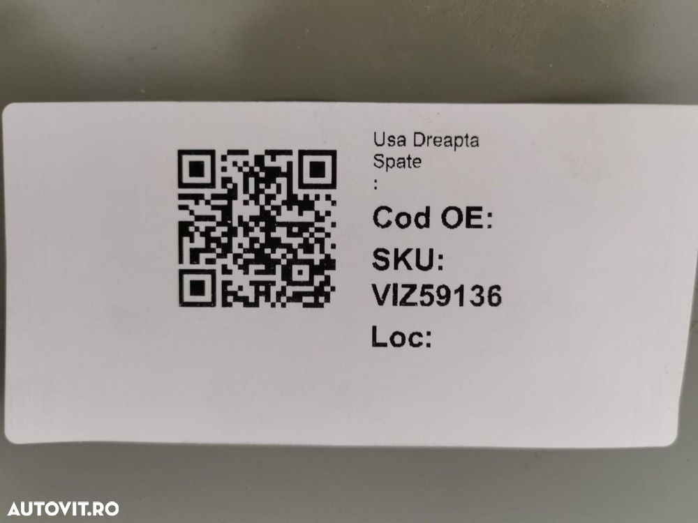 Usa Dreapta Spate Skoda Superb 4 Sedan 2024 2025 Originala - 8