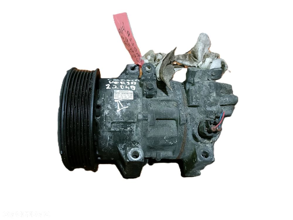 TOYOTA COROLLA VERSO II 04-09 2,2 D4D sprężarka kompresor klimatyzacji DENSO 447260-1743 * - 1