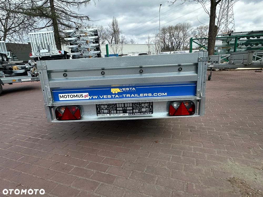 Inny Przyczepa VESTA LIGHT 25 251x135x37 cm WYSOKIE BURTY spawana rama Kraków MOTOMUS - 4