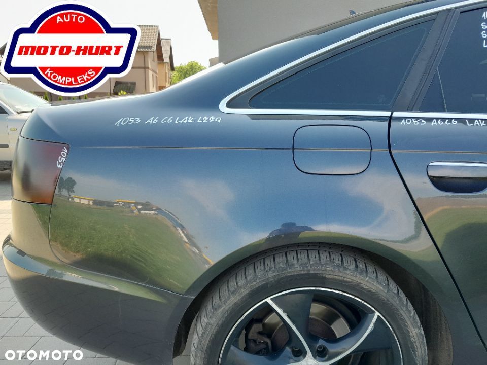 ĆWIARTKA BŁOTNIK PRÓG PRAWY TYŁ AUDI A6 C6 KOLOR: LZ7Q - 1