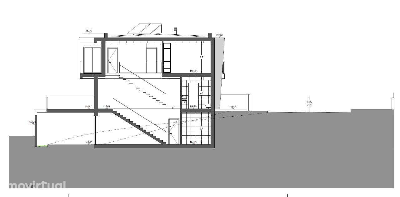 Terreno com 208 m2 e projeto em aprovação em Canelas, V.N.Gaia - Grande imagem: 3/19