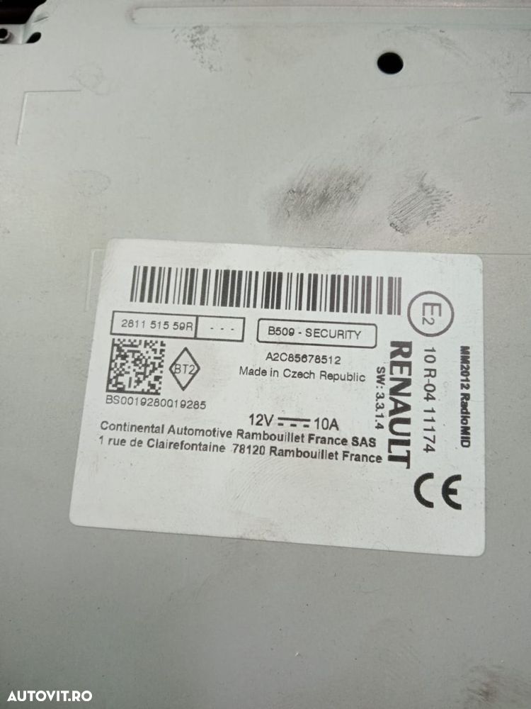 Modul gps navigatie 281151559r Renault Clio 4 - 3