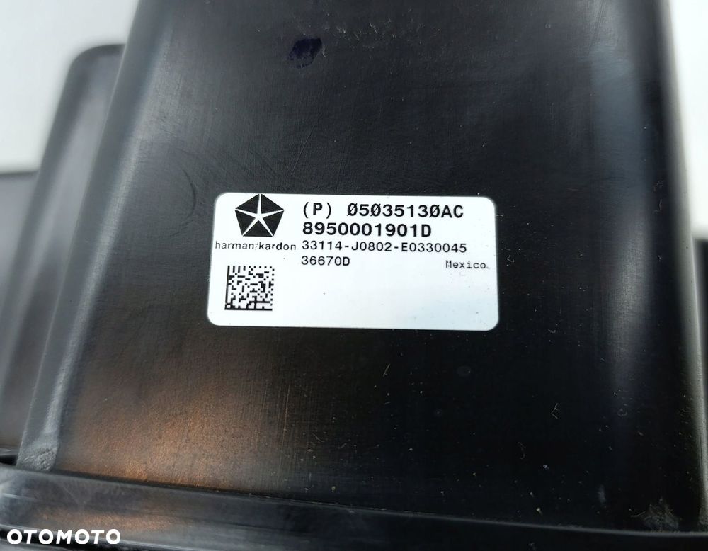 SUBWOOFER JEEP GRAND CHEROKEE IV WK2 3.0 CRD 8950001901D - 4