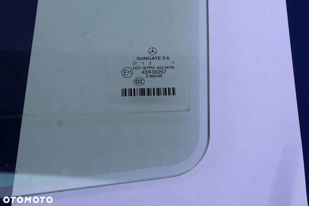Szyba drzwi tył prawy tylna prawa Sungate IR podwójna OE Mercedes W221 Long - 17