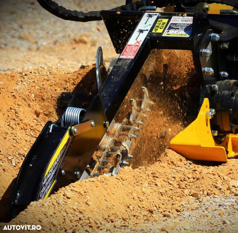 Trencher sapare santuri mini-excavator Digga Bigfoot - 10