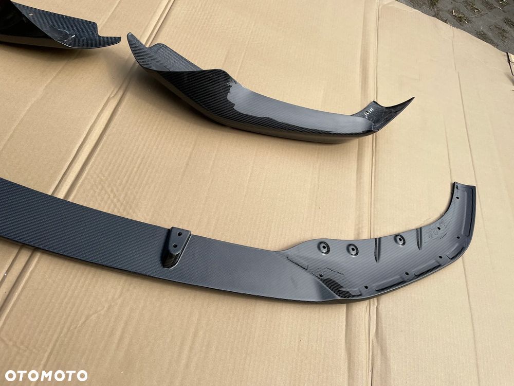 BMW 5 G30 G31 listwy przód dyfuzor spoiler karbon carbon m performance - 2