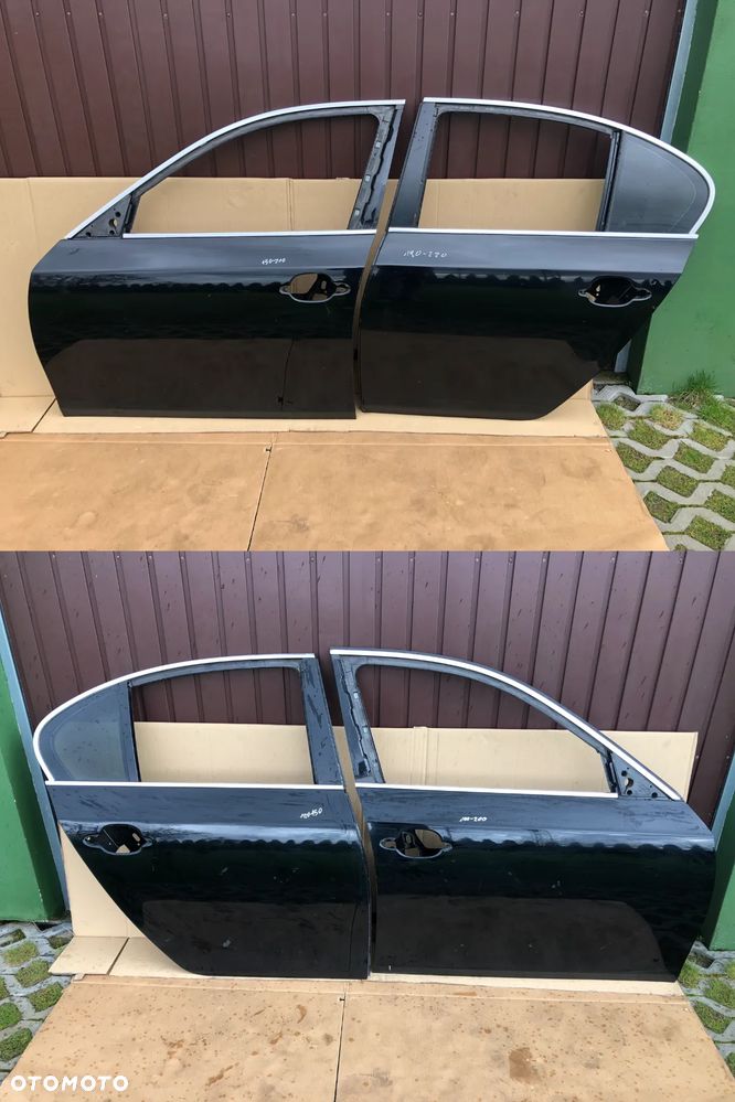 BMW E60 DRZWI LEWE PRAWE TYŁ SCHWARZ 2 - 1