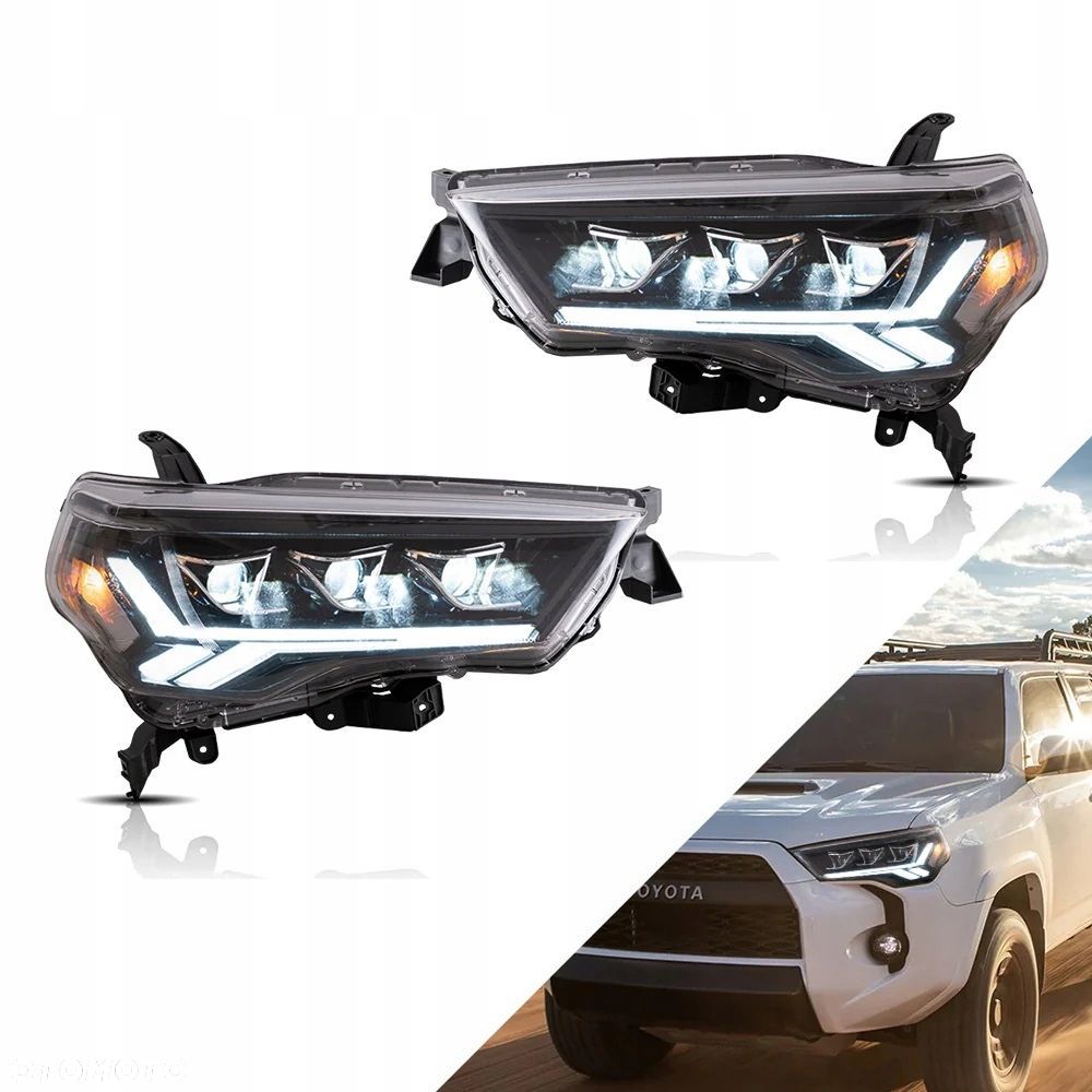 Reflektory Lampy kpl Vland Led Tuning Toyota 4runner 4-Runner V 5 14-24 z24 - 5