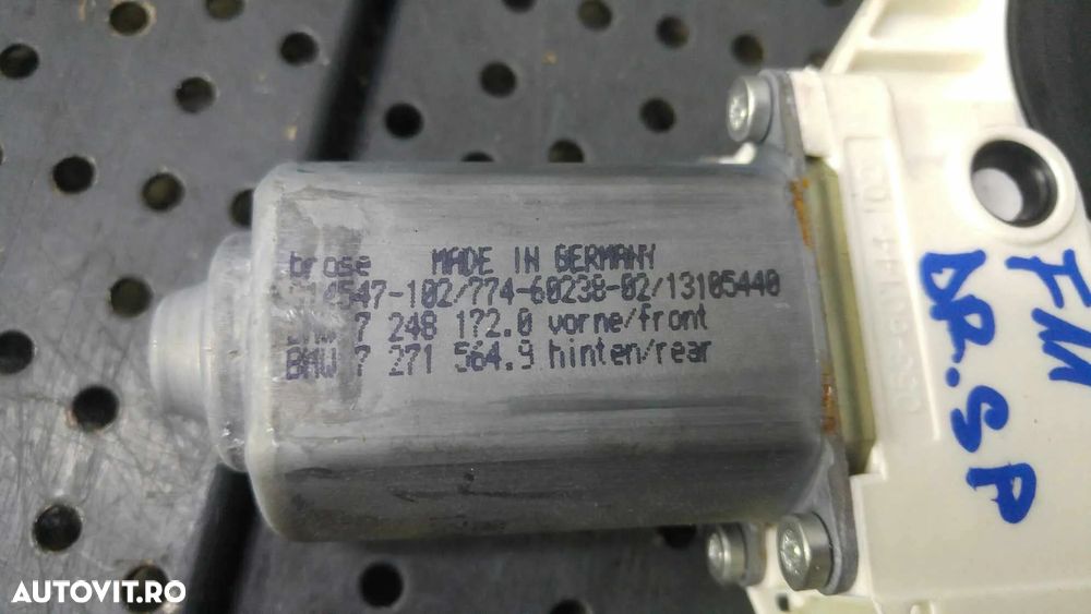 Motoras macara dreapta spate bmw seria 5 f11 72715649 - 3