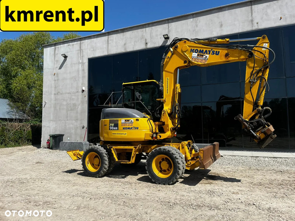 Komatsu PW 98 MR-6 KOPARKA KOŁOWA Z ENGCONEM 2007R. | CASE WX95 TAKEUCHI TB295