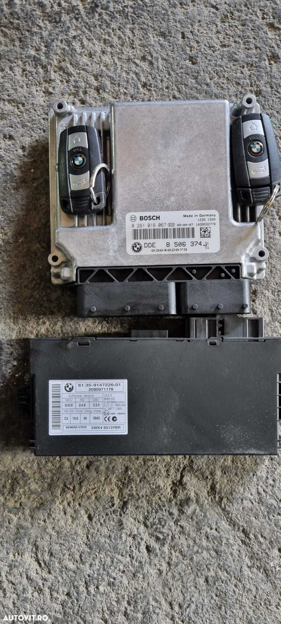 Kit pornire calculator ecu BMW  N47 coduri 8506374 - 1