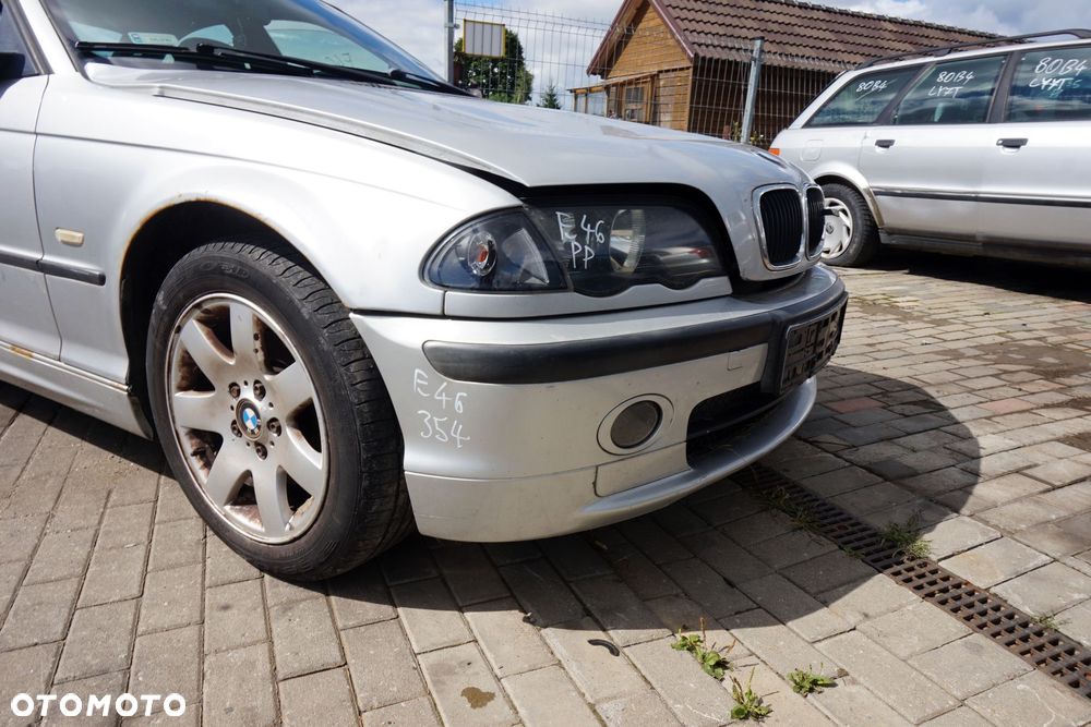 ZDERZAK PRZEDNI 3 E46 354 M TECHNIK POWER SPORT SREBRNY BMW 1998-2002 - 2