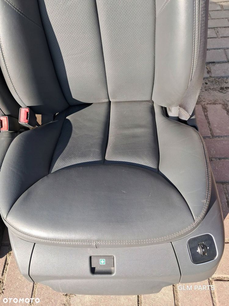 mercedes-benz sl r230 fotele prawy + lewy ciemny szary komplet - 3