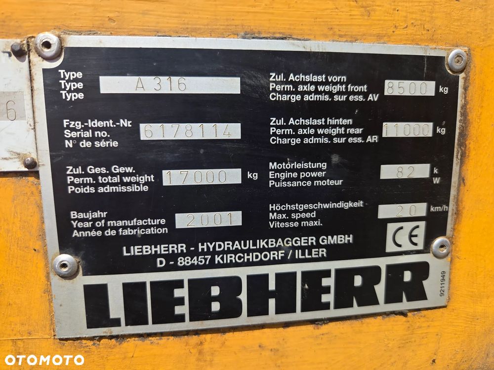 Liebherr A 316 - 4