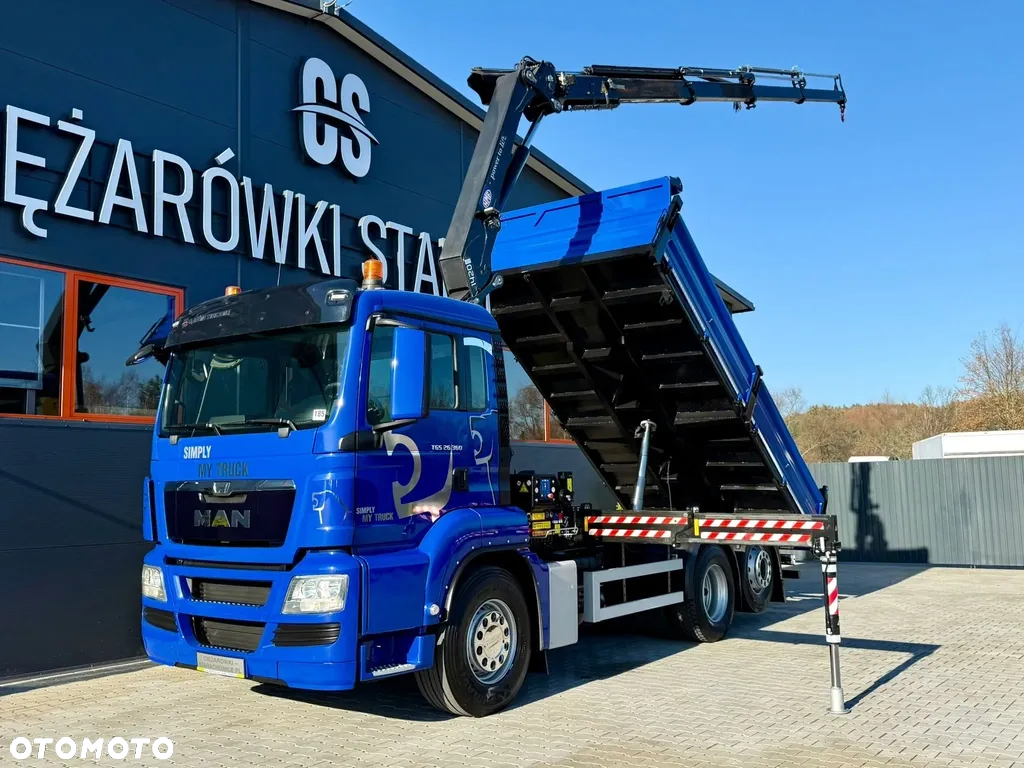 MAN MAN TGS TGX TGM TGL 26.360 Wywrotka 3S + HDS HMF 12,6 m // 4 x wysuw // 6x4 , 6x2 , kiper , wywrot kran dzwig żuraw crane Stan Perfekcyjny ! - 15