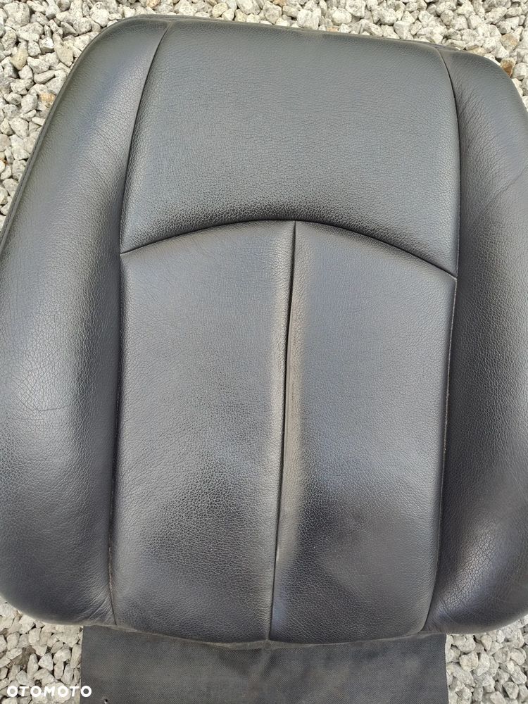 MERCEDES W211 Lift FOTEL Lewy Czarny Pełna Skóra - 22