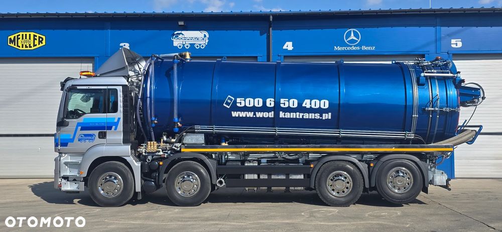 MAN TGS 35.420 8x2 zabudowa 2026 25+2m3 WUKO asenizacyjny kombi cysterna beczka - 6