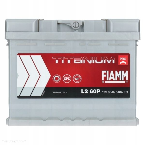 Akumulator FIAMM Titanium PRO 60Ah L260P 540A - 3