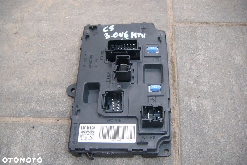 citroen c5 III 10r 3.0 hdi  moduł BSC 9665778480 - 1
