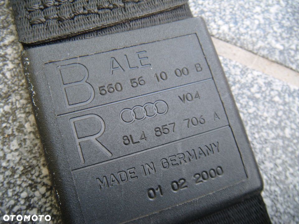 audi a3 8l 5drzwi lift pas- napinacz pasa prawy 8l4857706a - 2