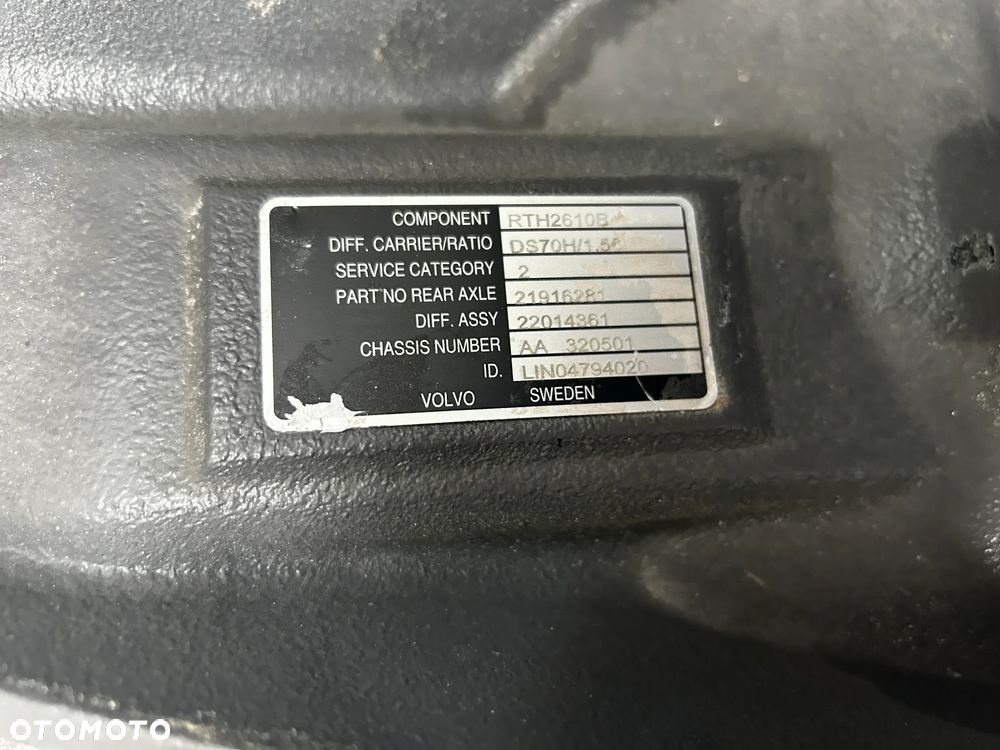 VOLVO Wkład mostu RTH2610B,3210 przeł.1.56 25:16 - 6