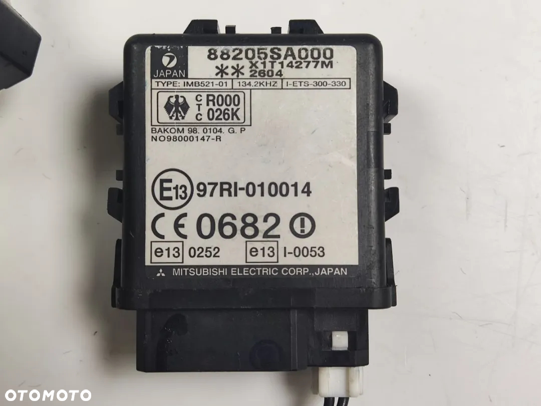 SUBARU FORESTER 2.0i Aut 2002-2008r Sterownik Silnika Immobilizer Kluczyk - 9