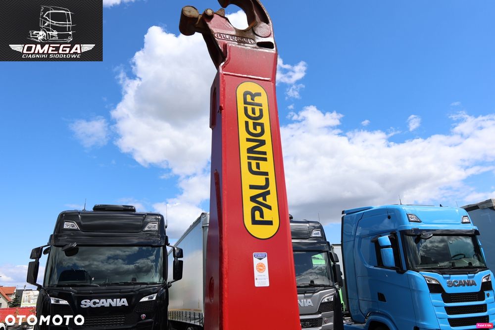 Scania R 450 Hakowiec // Oś skrętna // PALFINGER // Klima postojowa / - 24