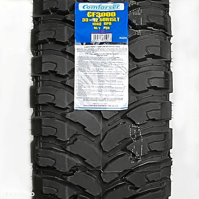 Anvelopa NOUA M+S* M/T Off Road 33X12.5R15 Comforser CF3000 108Q - 2