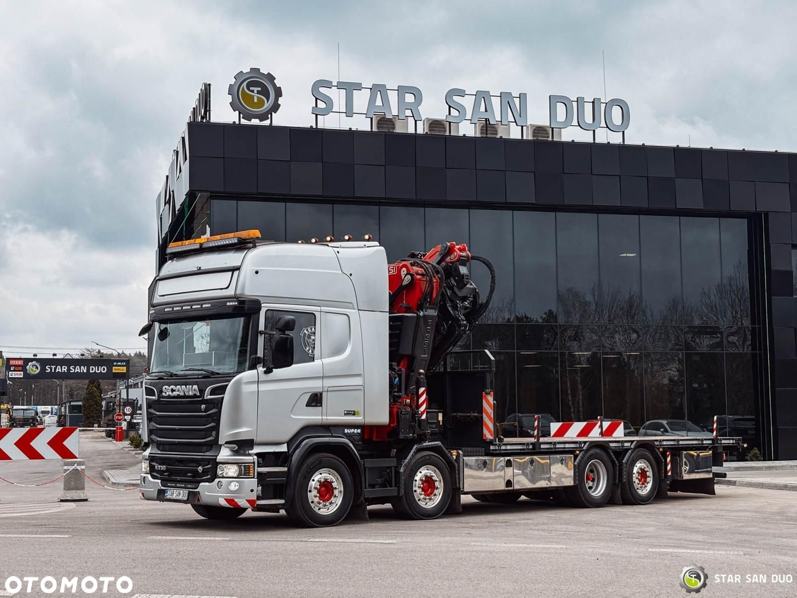 Scania R730 8x2 Fassi F990 FLY JIB HDS Żuraw Crane Kran - 7