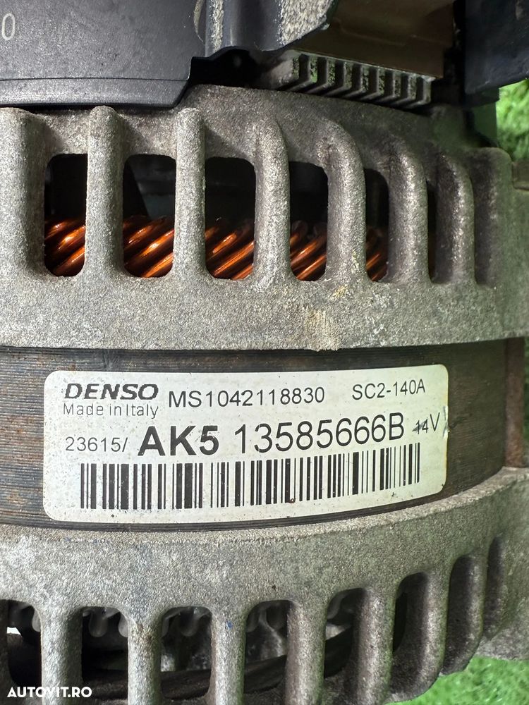 ALTERNATOR OPEL CORSA E 2015 1.4 TURBO BENZINA Hatchback COD OEM 13585666B 2012-2019 - 8
