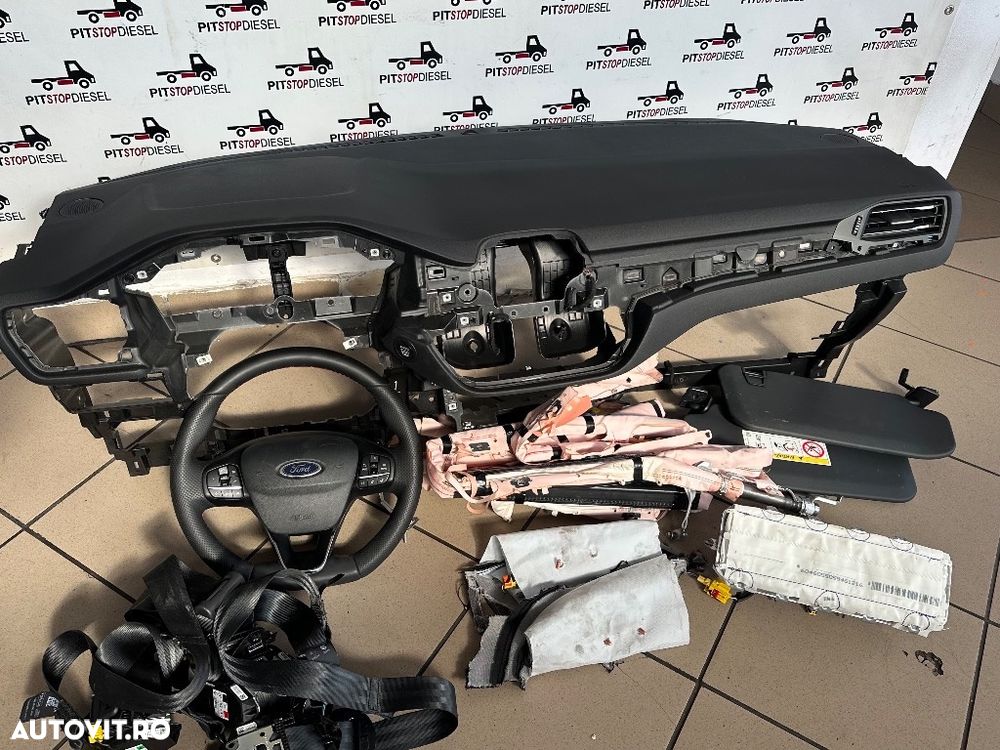 Kit Airbag complet FORD KUGA 3 2019 2020 2021 plansa bord piele volan centuri cortina airbag - 1