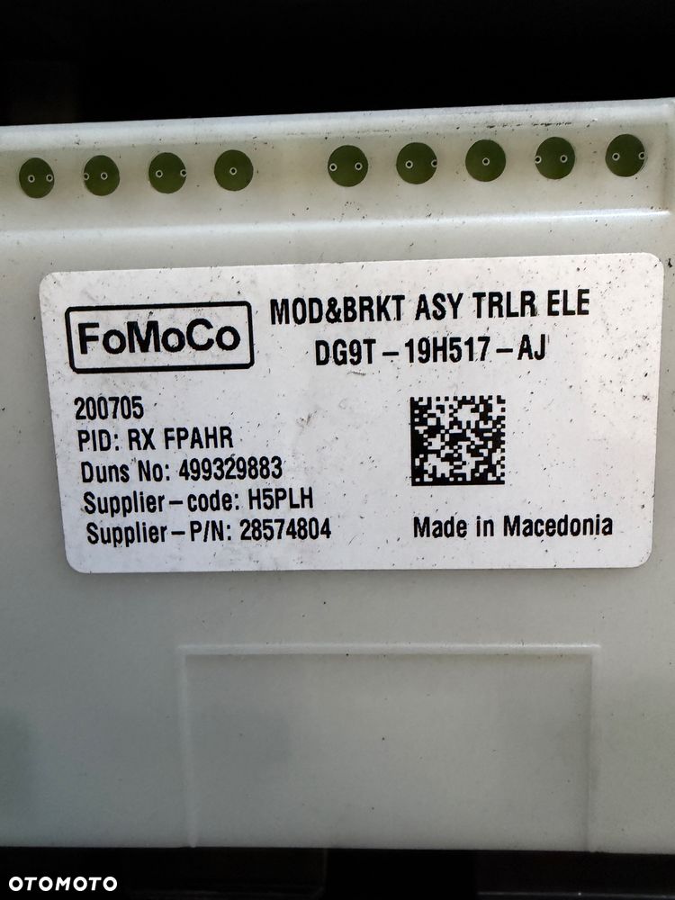 Moduł haka instalacja ford transit 2,0E6 DG9T-19H517-AJ - 2