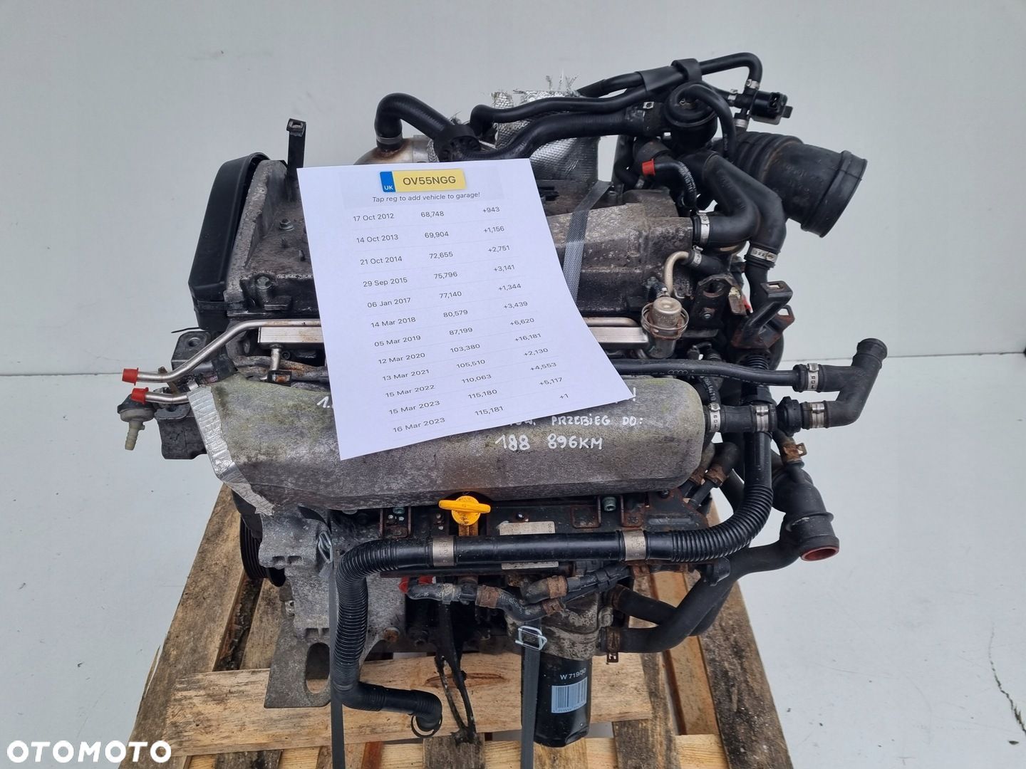 SILNIK KOMPLET Audi TT 1.8 T TURBO 190KM 188tyś ładna kompresja BVR - 1