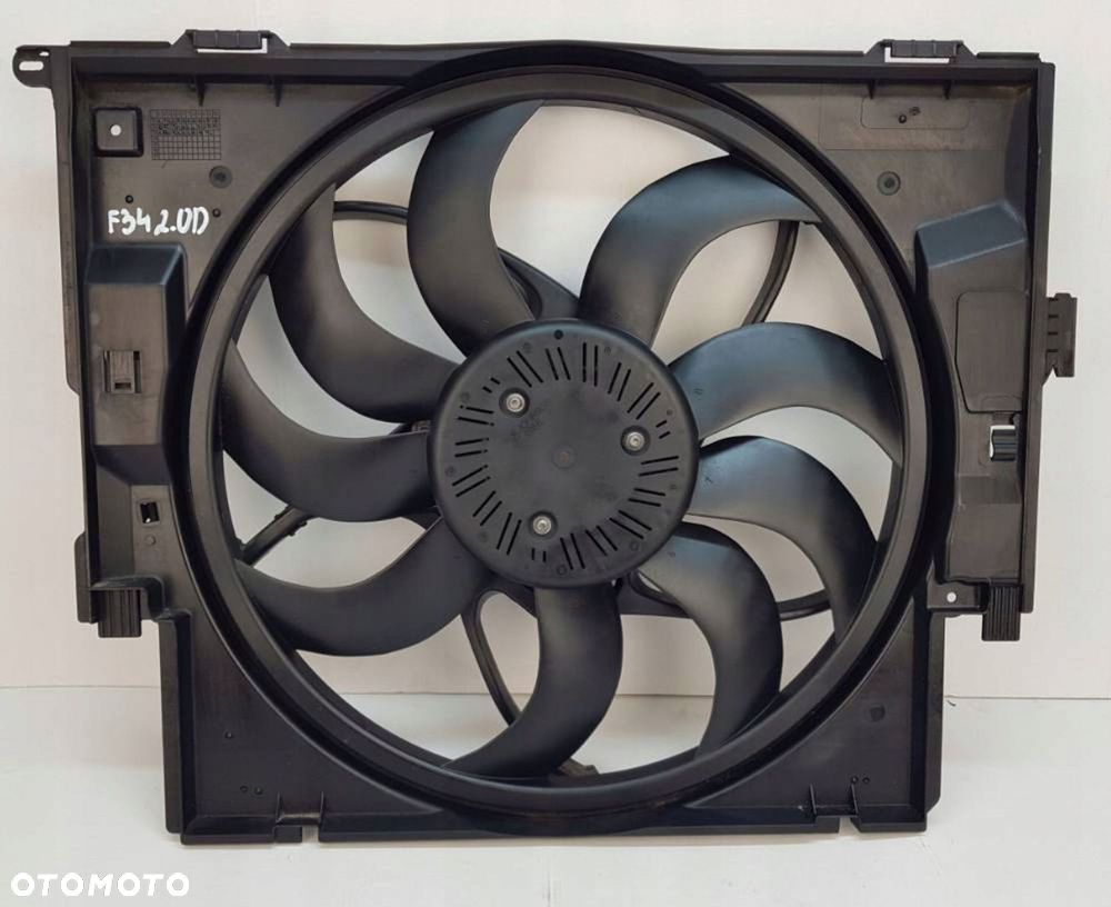 bmw 3 gt f34 2.0 d wentylator chłodnicy 8621191 - 2