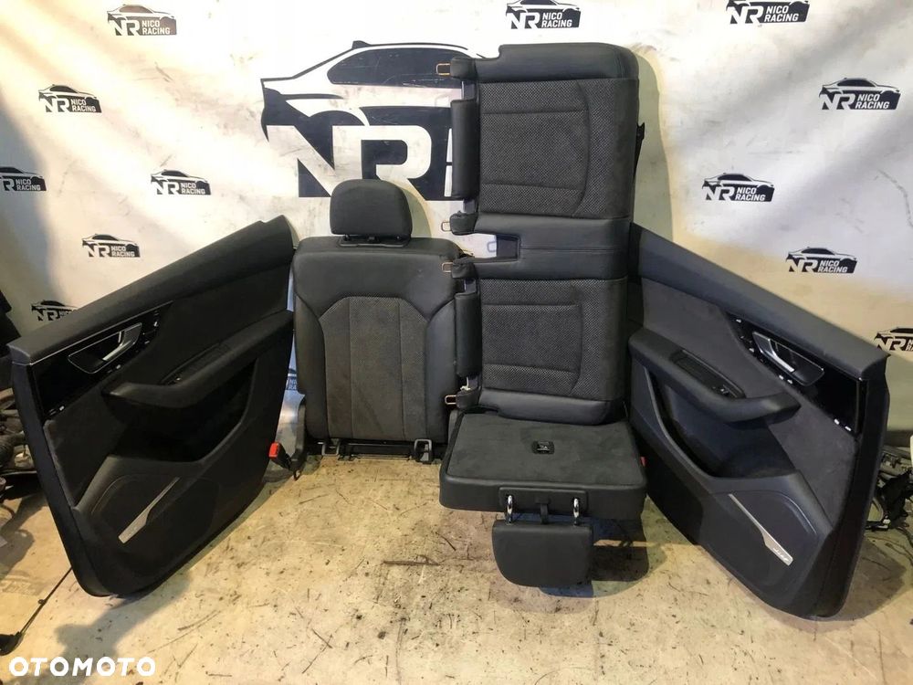 FOTELE TAPICERKA AUDI Q7 4M 7-OS GRZANE S-LINE - 9