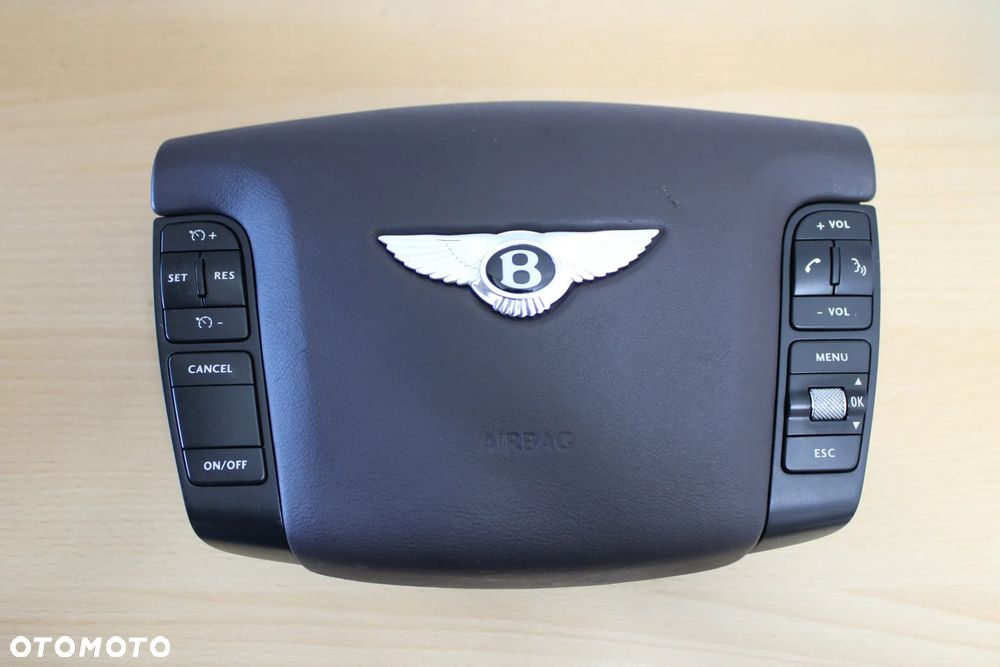 Airbag poduszka kierowcy brązowa OE Bentley Continental GT GTC Flying Spur - 11