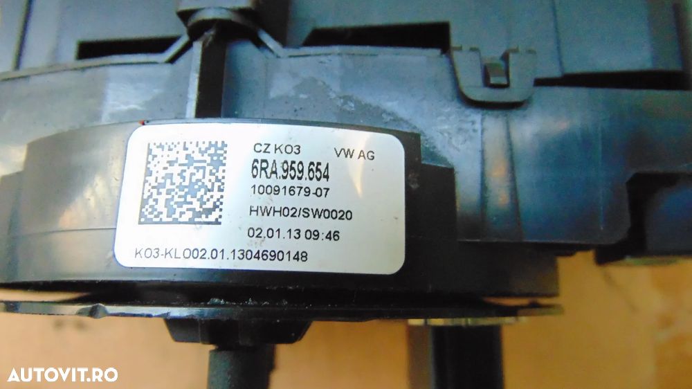 Maneta semnalizare,stergatoare Skoda Rapid an 2012 cod 6RA.953.521.D - 4