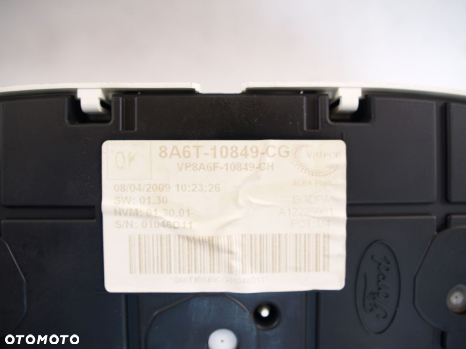 Ford Fiesta 07r 1,4 TDCI Komputer silnika stacyjka licznik kluczyk - 4