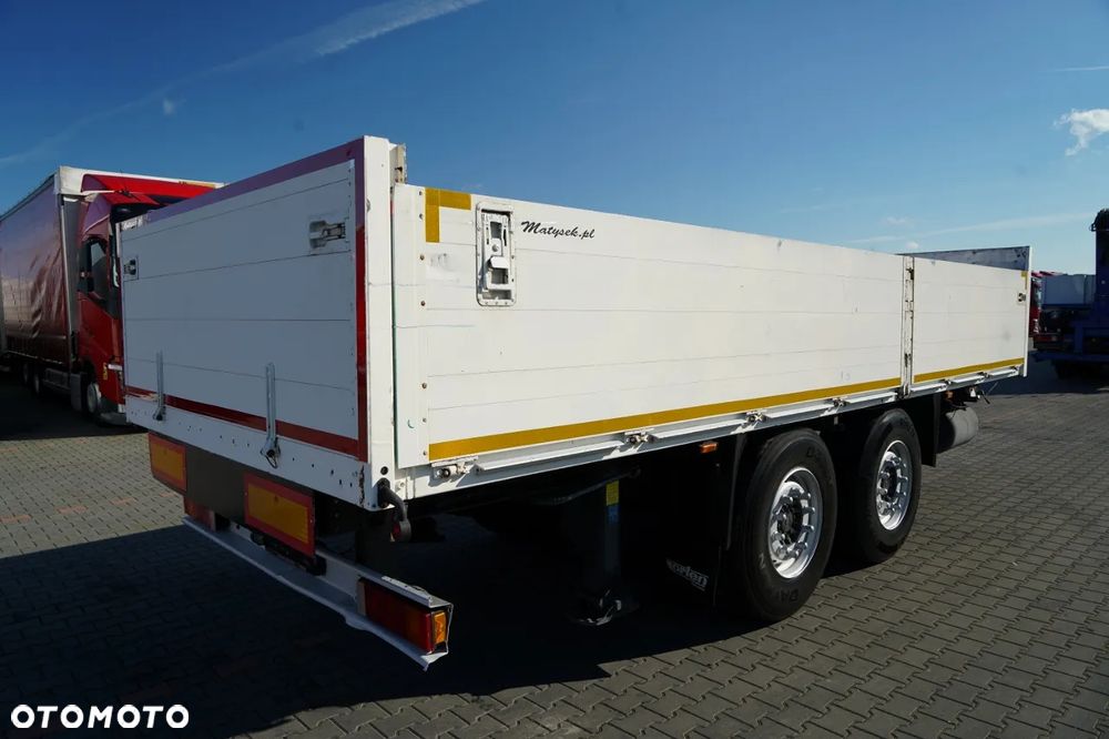 Orten PRZYCZEPA BURTOWA 6,5M / DO BUDOWLANKI / OŚ PODNOSZONA / SAF / - 7