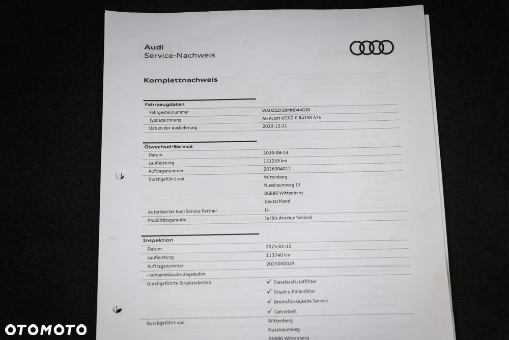Audi A6 Avant 40 TDI quattro S tronic S line - 40